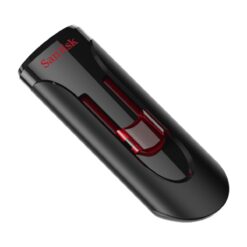 SanDisk Cruzer Glide 3.0 CZ600 USB 3.0 flash drive left angled closed