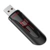 SanDisk Cruzer Glide 3.0 CZ600 USB 3.0 flash drive left angled open