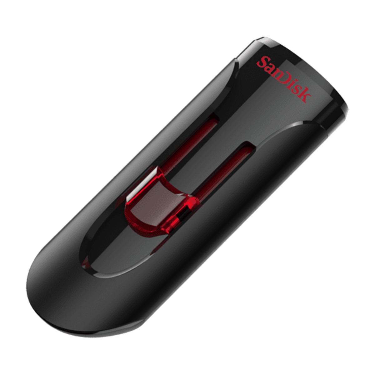SanDisk Cruzer Glide 3.0 CZ600 USB 3.0 flash drive right angled closed