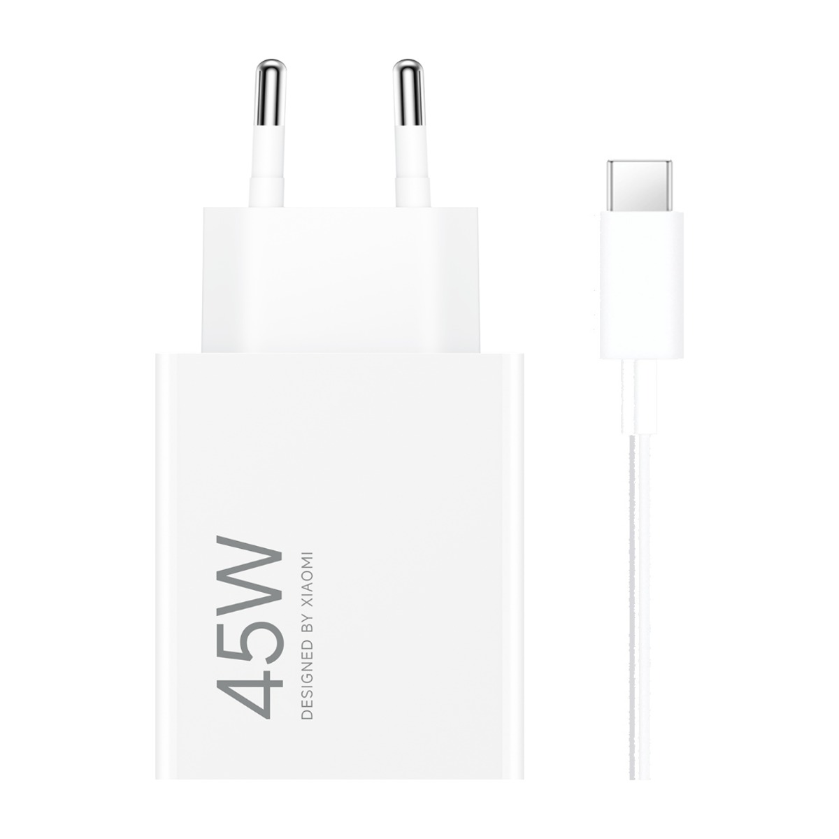 Xiaomi 45W HyperCharge Combo (Type-A) EU charger with USB-A to USB-C cable