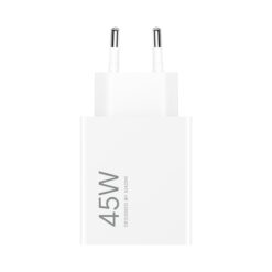 Xiaomi 45W HyperCharge Combo (Type-A) EU plug charger, front view