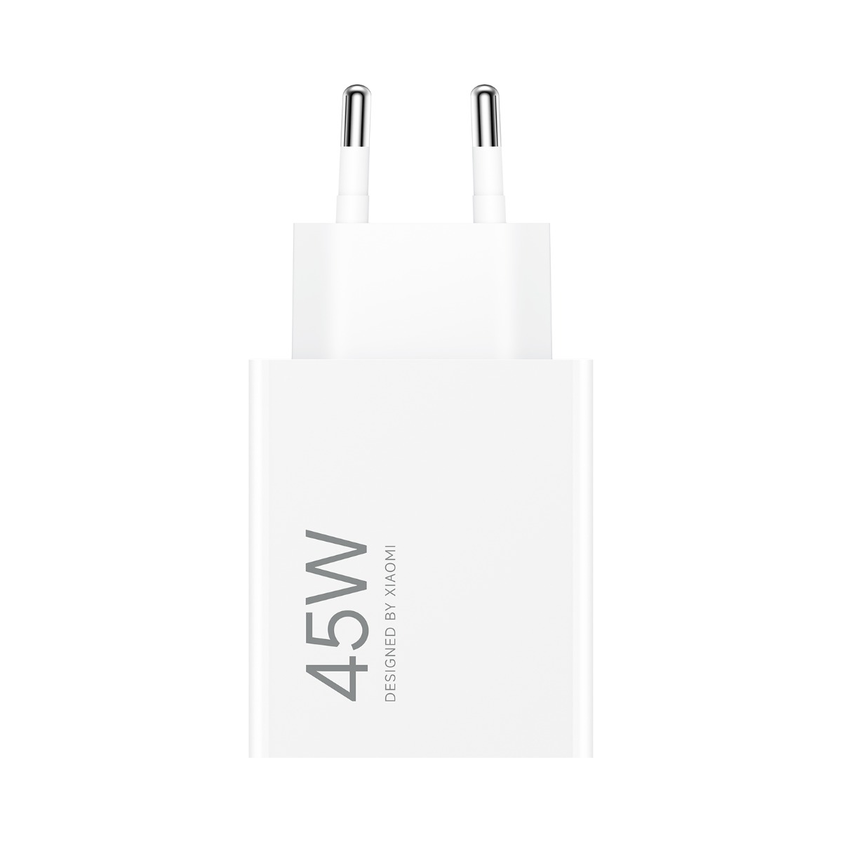 Xiaomi 45W HyperCharge Combo (Type-A) EU plug charger, front view