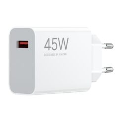 Xiaomi 45W charger MDY-17-EF side view showing USB-A port