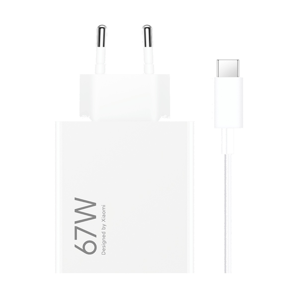 Xiaomi 67W HyperCharge Combo Type-A EU plug charger with USB-C cable