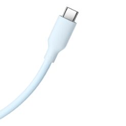 Xiaomi 6A skin-friendly silicone USB-A to USB-C fast charging cable 2m blue