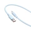 Xiaomi 6A skin-friendly silicone USB-A to USB-C fast charging cable 2m blue