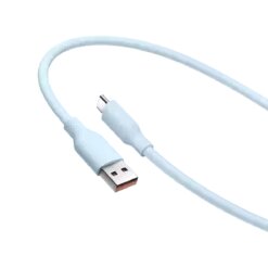 Xiaomi 6A skin-friendly silicone USB-A to USB-C fast charging cable 2m blue