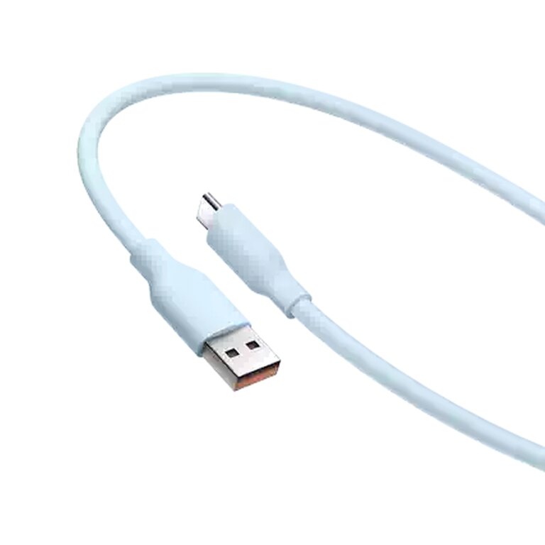 Xiaomi 6A Silicone USB-A to USB-C Fast Charging Cable 2m – Blue