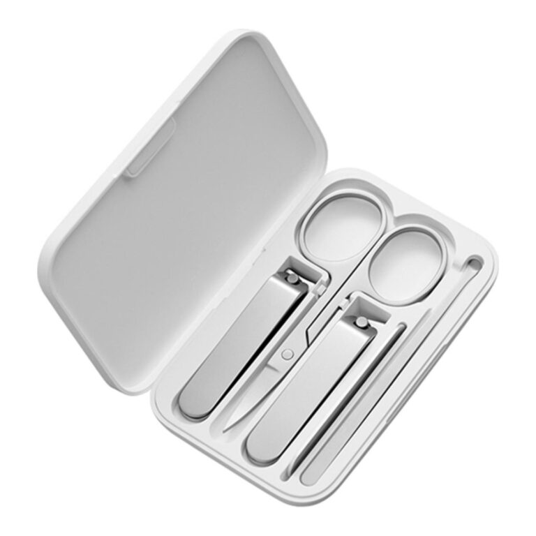 Xiaomi Mijia Nail Clipper Set – 5-Piece Stainless Steel with Magnetic Case