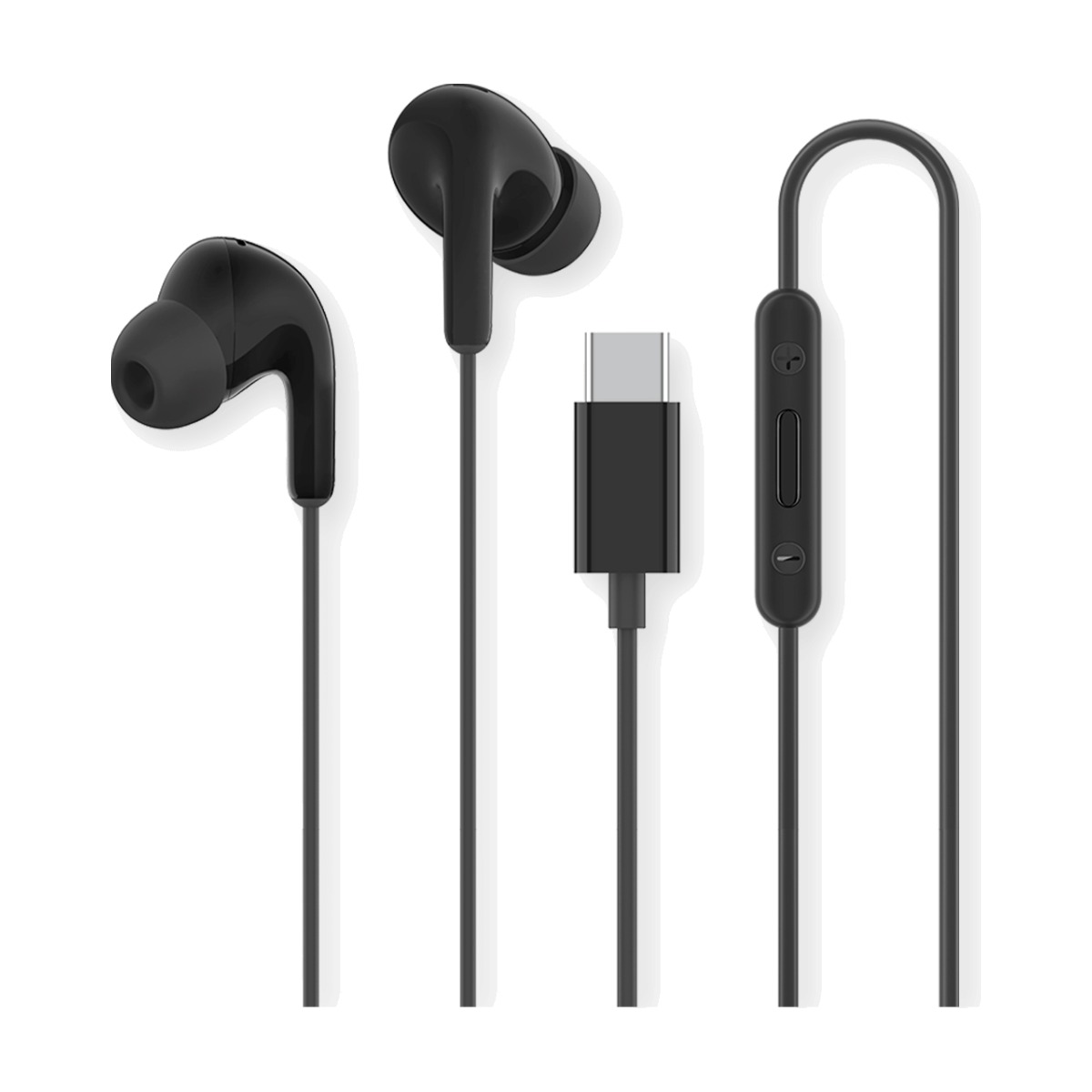 Xiaomi Type-C Earphones with mic black with USB-C plug and remote
