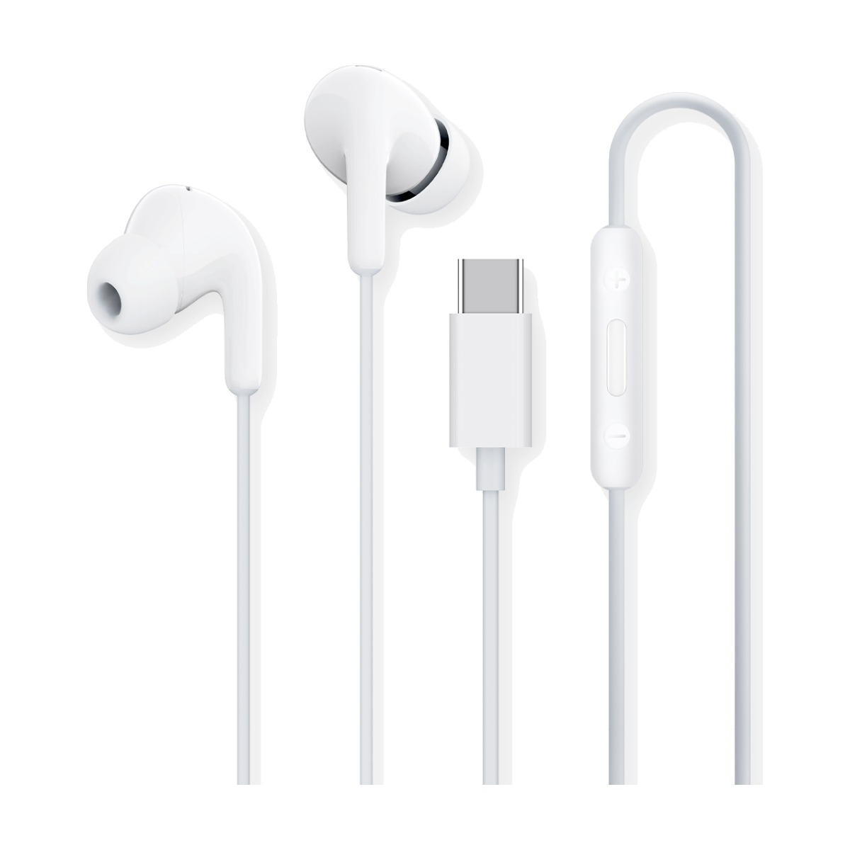 Xiaomi Type-C Earphones with mic white with USB-C plug and remote